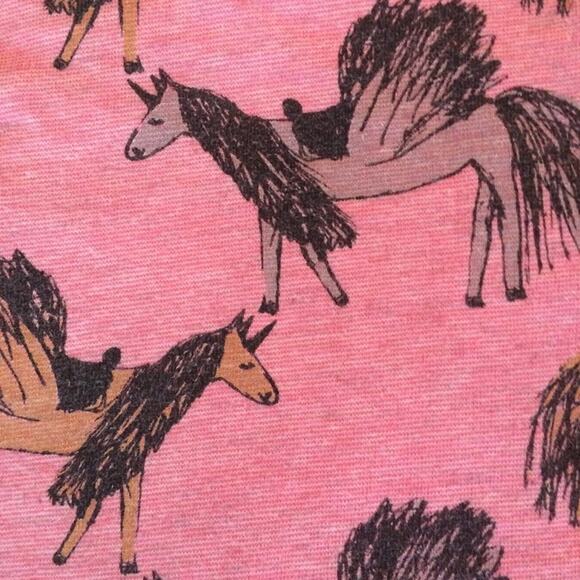 Little Wings Unicorns Long Sleeve Top Flying Unicorns Pink Size 3 Months - Picture 2 of 7